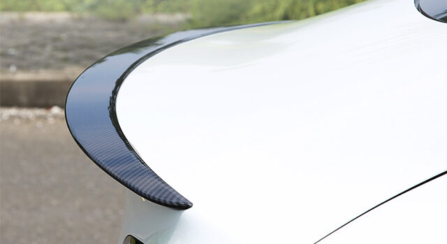 ABS PASTIC CF TRUNK SPOILER FOR TESLA MODEL 3